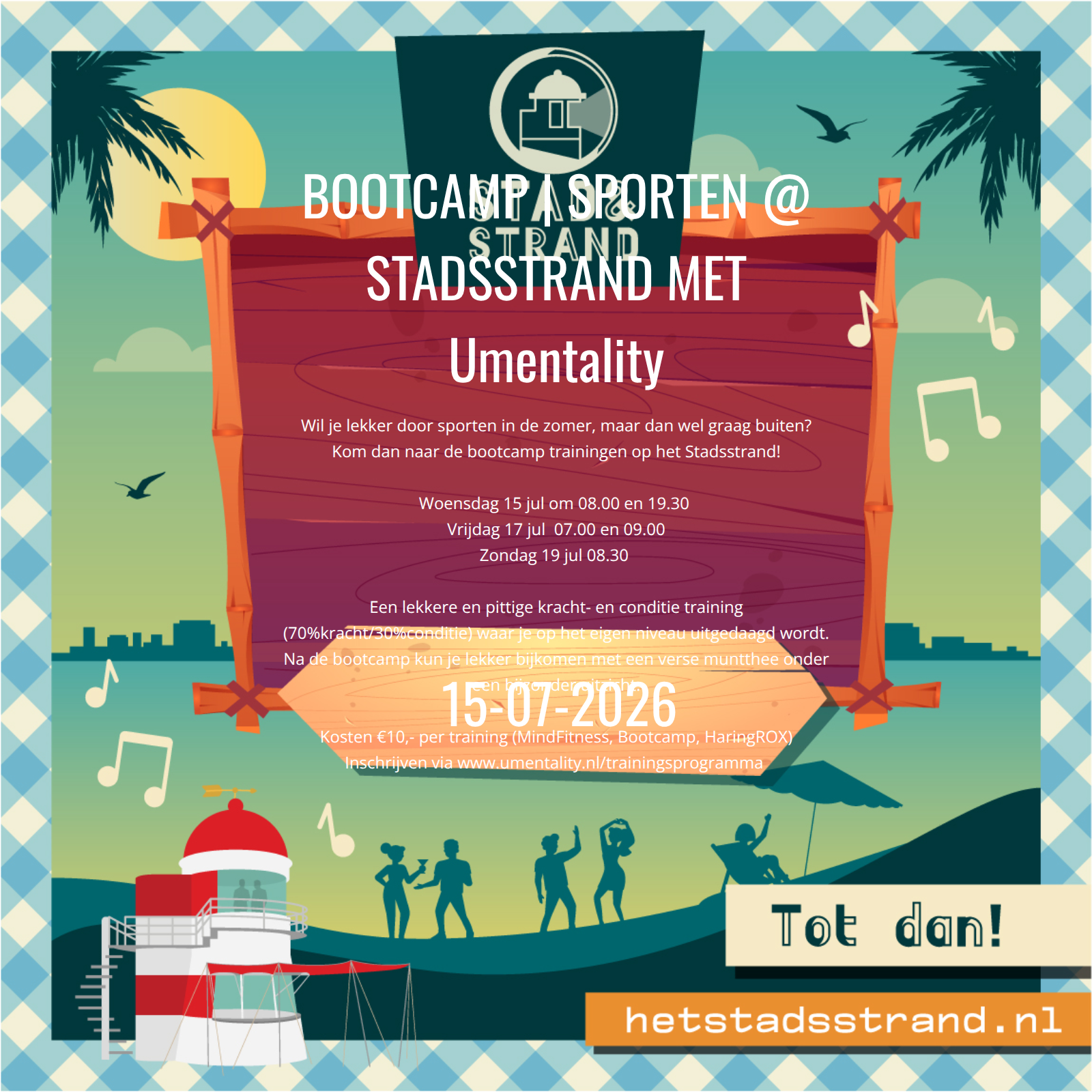 BOOTCAMP | SPORTEN @ STADSSTRAND MET Umentality