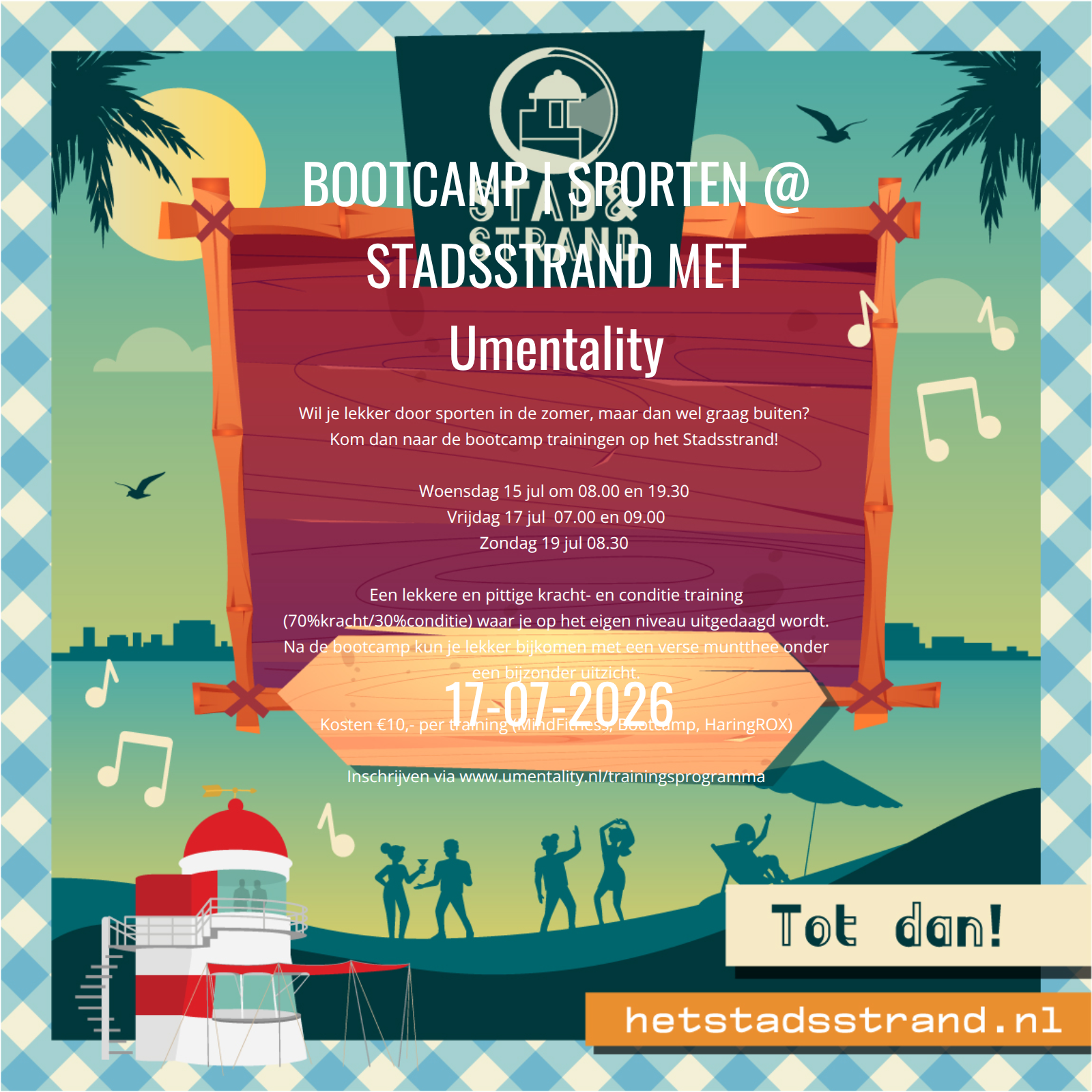 BOOTCAMP | SPORTEN @ STADSSTRAND MET Umentality