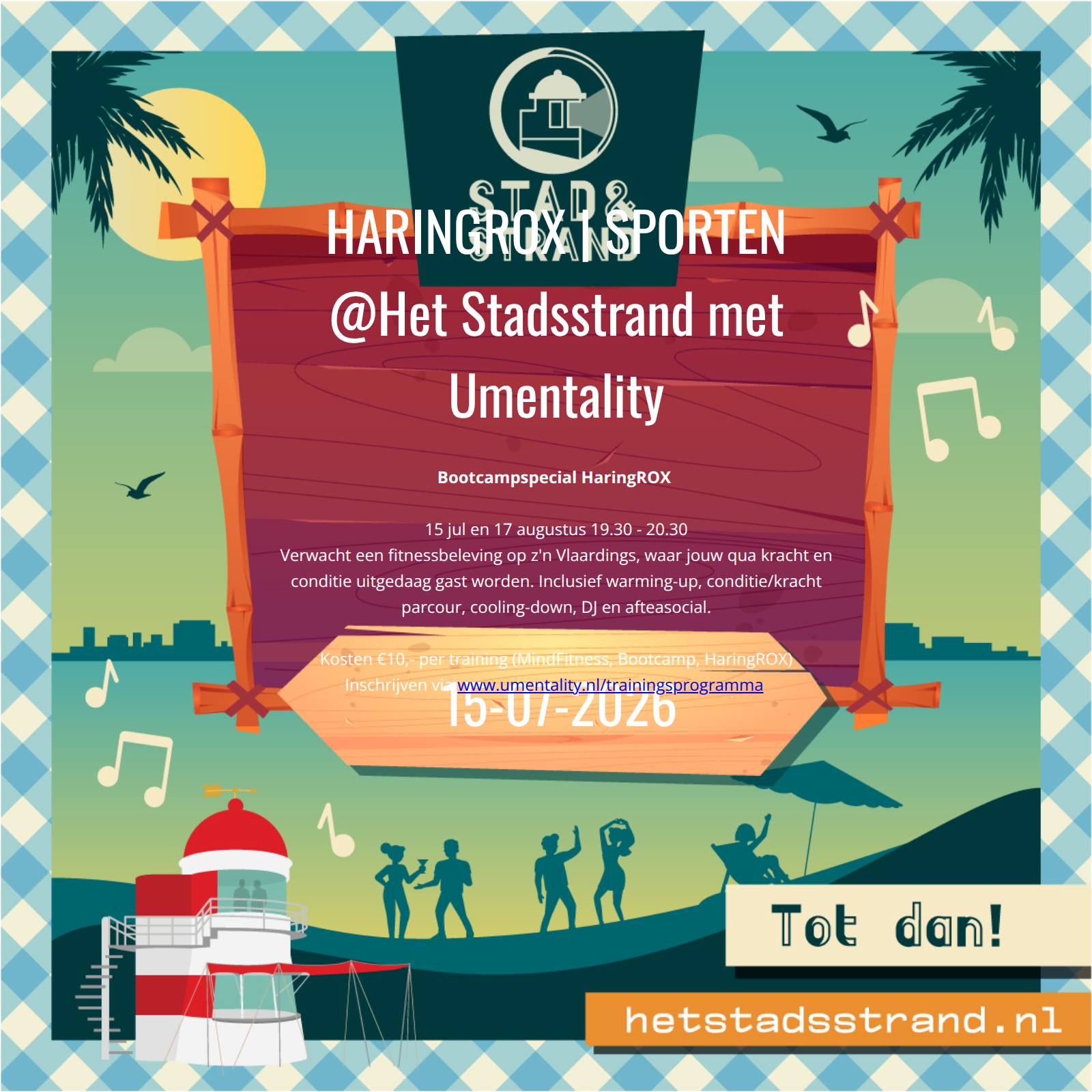 HARINGROX | SPORTEN @Het Stadsstrand met Umentality